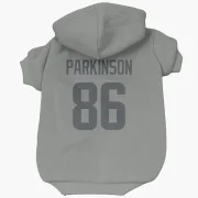 Colby Parkinson Los Angeles Rams  Dog & Cat Pet Hoodie - Gray