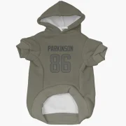 Colby Parkinson Los Angeles Rams  Dog & Cat Pet Hoodie - Olive