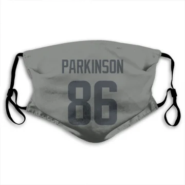 Colby Parkinson Los Angeles Rams  Face Mask - Gray