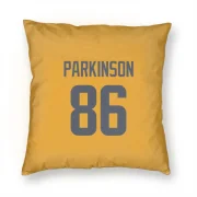 Colby Parkinson Los Angeles Rams  Pillow Cover (18 X 18) - Gold