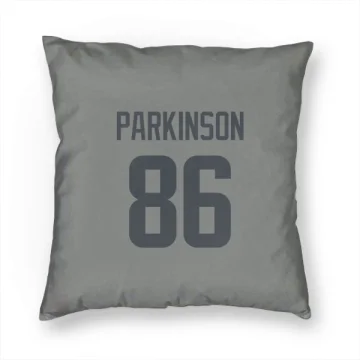 Colby Parkinson Los Angeles Rams  Pillow Cover (18 X 18) - Gray