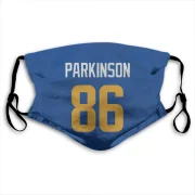 Colby Parkinson Los Angeles Rams   Royal  Face Mask - Gold