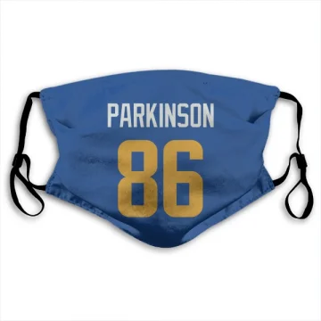 Colby Parkinson Los Angeles Rams   Royal  Face Mask - Gold