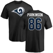 Colby Parkinson Men's Los Angeles Rams Logo T-Shirt - Black