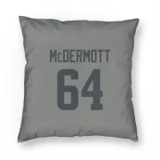 Conor McDermott Los Angeles Rams  Pillow Cover (18 X 18) - Gray