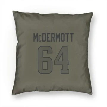 Conor McDermott Los Angeles Rams  Pillow Cover (18 X 18) - Olive