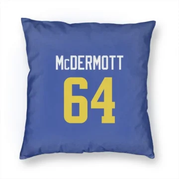 Conor McDermott Los Angeles Rams  Pillow Cover (18 X 18) - Royal