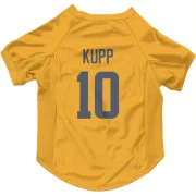 Cooper Kupp Los Angeles Rams  Dog & Cat Pet Jersey - Gold