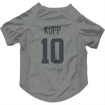 Cooper Kupp Los Angeles Rams  Dog & Cat Pet Jersey - Gray