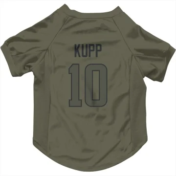 Cooper Kupp Los Angeles Rams  Dog & Cat Pet Jersey - Olive