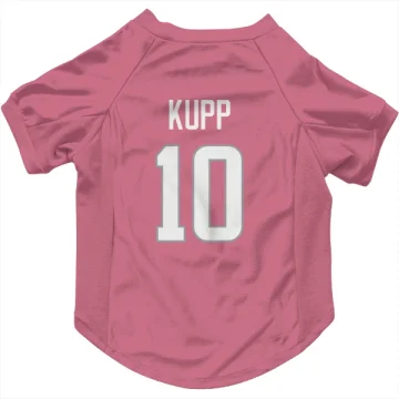 Cooper Kupp Los Angeles Rams  Dog & Cat Pet Jersey - Pink