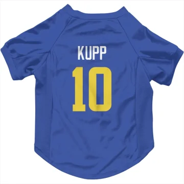 Cooper Kupp Los Angeles Rams  Dog & Cat Pet Jersey - Royal