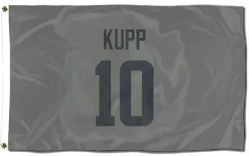 Cooper Kupp Los Angeles Rams  Flag (3 X 5) - Gray