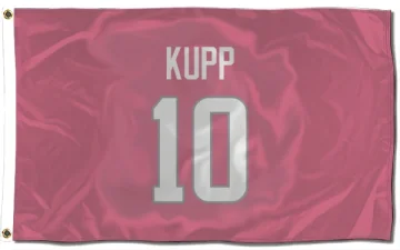 Cooper Kupp Los Angeles Rams  Flag (3 X 5) - Pink