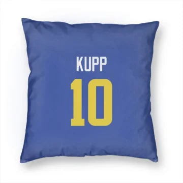 Cooper Kupp Los Angeles Rams  Pillow Cover (18 X 18) - Royal