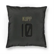 Cooper Kupp Los Angeles Rams  Service Pillow Cover (18 X 18) - Black