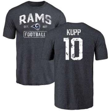 Cooper Kupp Men's Los Angeles Rams Distressed T-Shirt - Navy