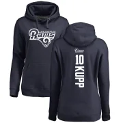 Cooper Kupp Women's Los Angeles Rams Pro Line Backer Pullover Hoodie Navy