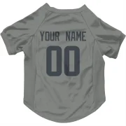 Custom Los Angeles Rams   Dog & Cat Pet Jersey - Gray