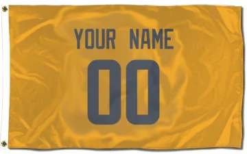 Custom Los Angeles Rams   Flag (3 X 5) - Gold