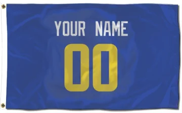 Custom Los Angeles Rams   Flag (3 X 5) - Royal