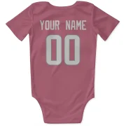 Custom Los Angeles Rams   Infant & Newborn Bodysuit  - Pink