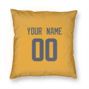 Custom Los Angeles Rams   Pillow Cover (18 X 18) - Gold