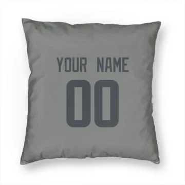 Custom Los Angeles Rams   Pillow Cover (18 X 18) - Gray