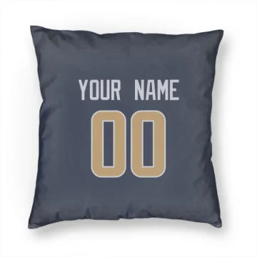 Custom Los Angeles Rams   Pillow Cover (18 X 18) - Navy