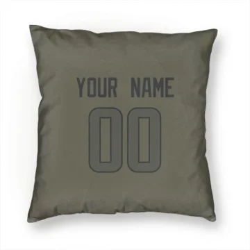 Custom Los Angeles Rams   Pillow Cover (18 X 18) - Olive