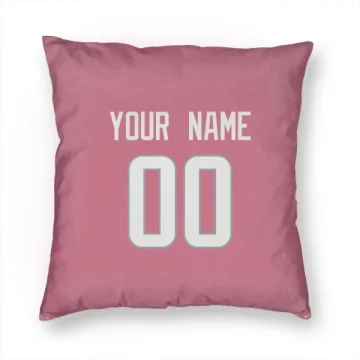 Custom Los Angeles Rams   Pillow Cover (18 X 18) - Pink