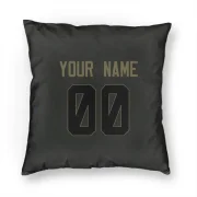 Custom Los Angeles Rams   Service Pillow Cover (18 X 18) - Black