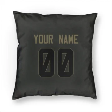 Custom Los Angeles Rams   Service Pillow Cover (18 X 18) - Black