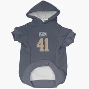 Dan Isom Los Angeles Rams  Dog & Cat Pet Hoodie - Navy