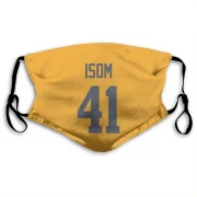 Dan Isom Los Angeles Rams  Face Mask - Gold