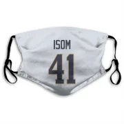 Dan Isom Los Angeles Rams  Face Mask - White