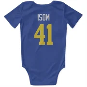 Dan Isom Los Angeles Rams  Infant & Newborn Bodysuit  - Royal