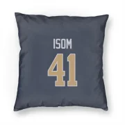 Dan Isom Los Angeles Rams  Pillow Cover (18 X 18) - Navy