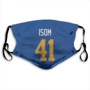 Dan Isom Los Angeles Rams   Royal  Face Mask - Gold