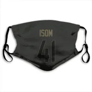 Dan Isom Los Angeles Rams  Service Face Mask - Black