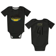 Dan Isom Los Angeles Rams  Service Infant & Newborn Bodysuit  - Black