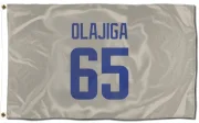 David Olajiga Los Angeles Rams   Bone Flag (3 X 5)