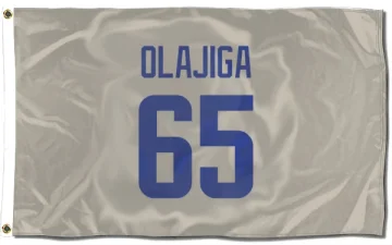 David Olajiga Los Angeles Rams   Bone Flag (3 X 5)