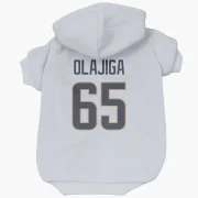 David Olajiga Los Angeles Rams  Dog & Cat Pet Hoodie - White