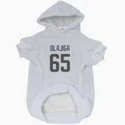 David Olajiga Los Angeles Rams  Dog & Cat Pet Hoodie - White