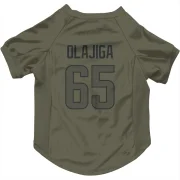 David Olajiga Los Angeles Rams  Dog & Cat Pet Jersey - Olive