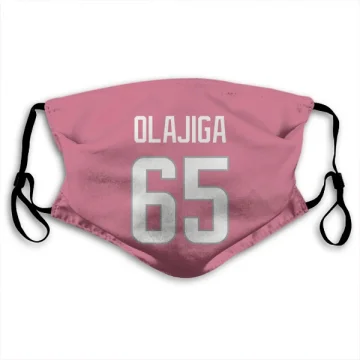 David Olajiga Los Angeles Rams  Face Mask - Pink