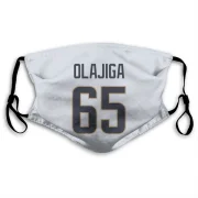 David Olajiga Los Angeles Rams  Face Mask - White