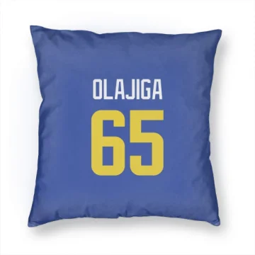 David Olajiga Los Angeles Rams  Pillow Cover (18 X 18) - Royal