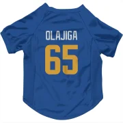 David Olajiga Los Angeles Rams   Royal  Dog & Cat Pet Jersey - Gold